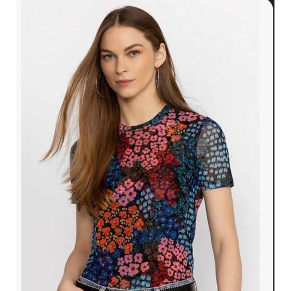 NEW Eleanor Mesh SS Tee Astride Size XL - Picture 2 of 5